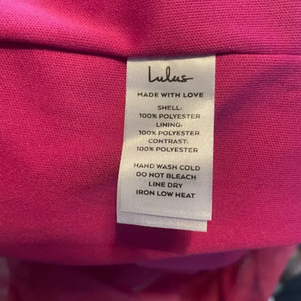 Lulus | Hot Pink Off-Shoulder Maxi Dress | Size L | NWT - Picture 3 of 3
